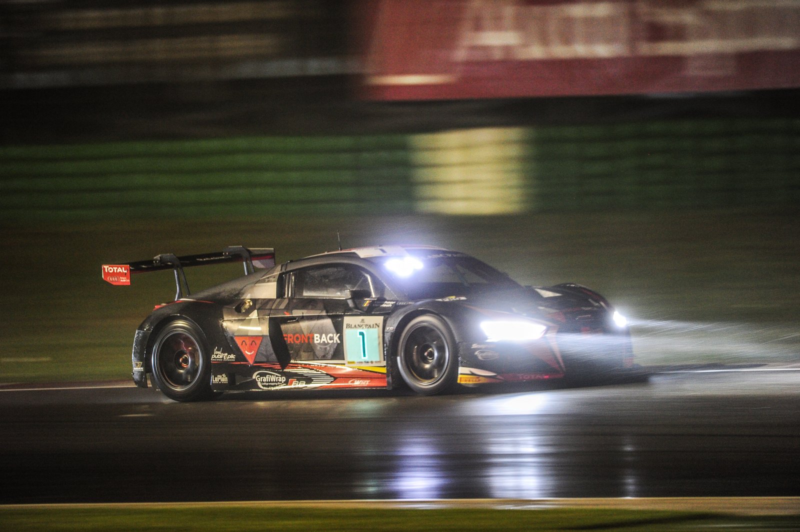Laurens Vanthoor and Audi fastest on a very wet Misano World Circuit