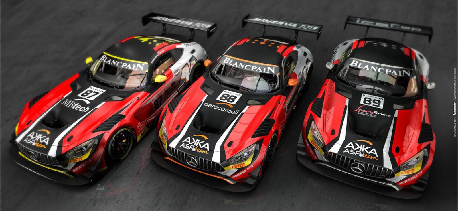 Strong line-up for AKKA-ASP in Blancpain GT Series Sprint Cup 