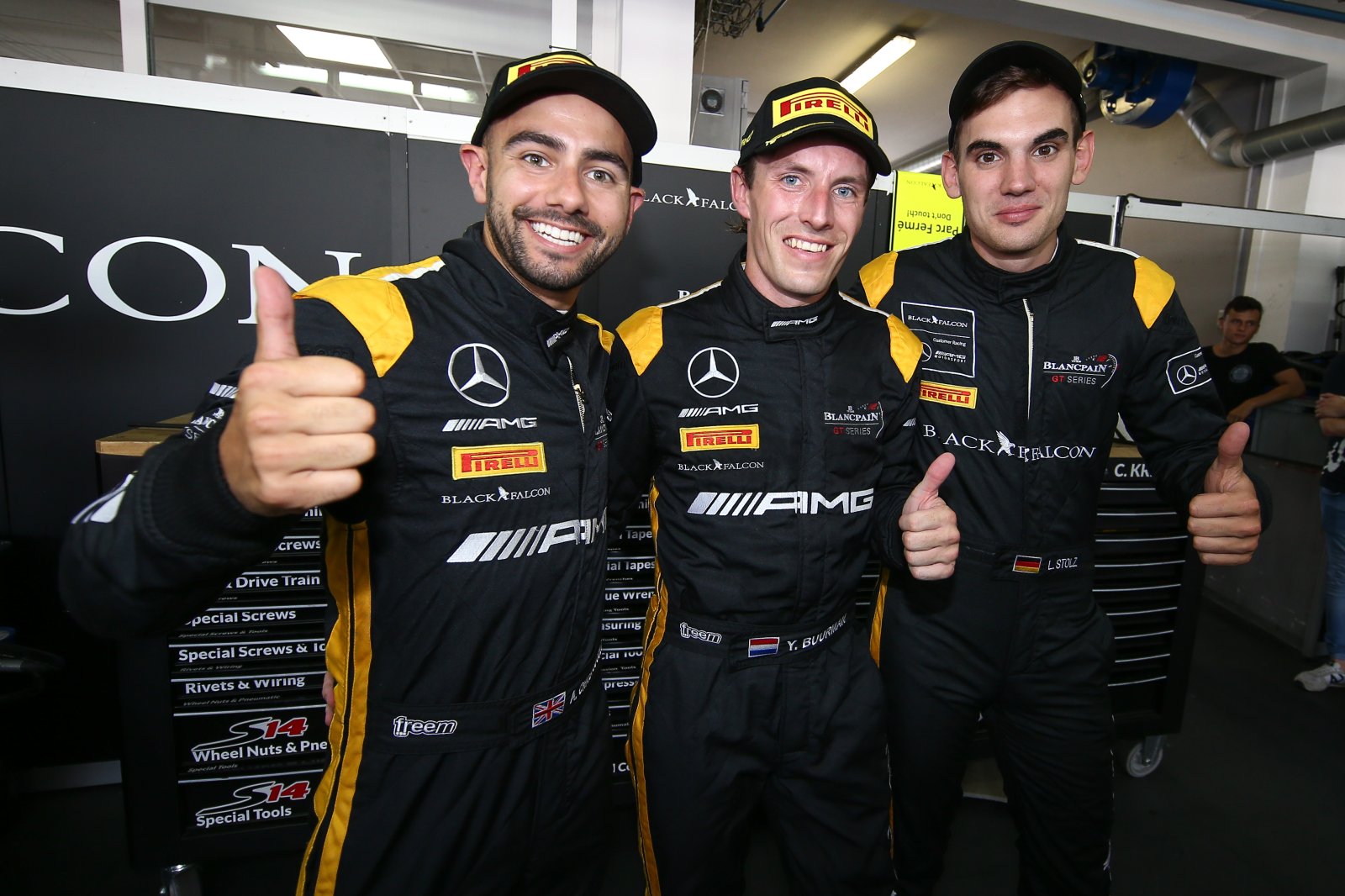 Yelmer Buurman puts Team Black Falcon Mercedes-AMG on pole