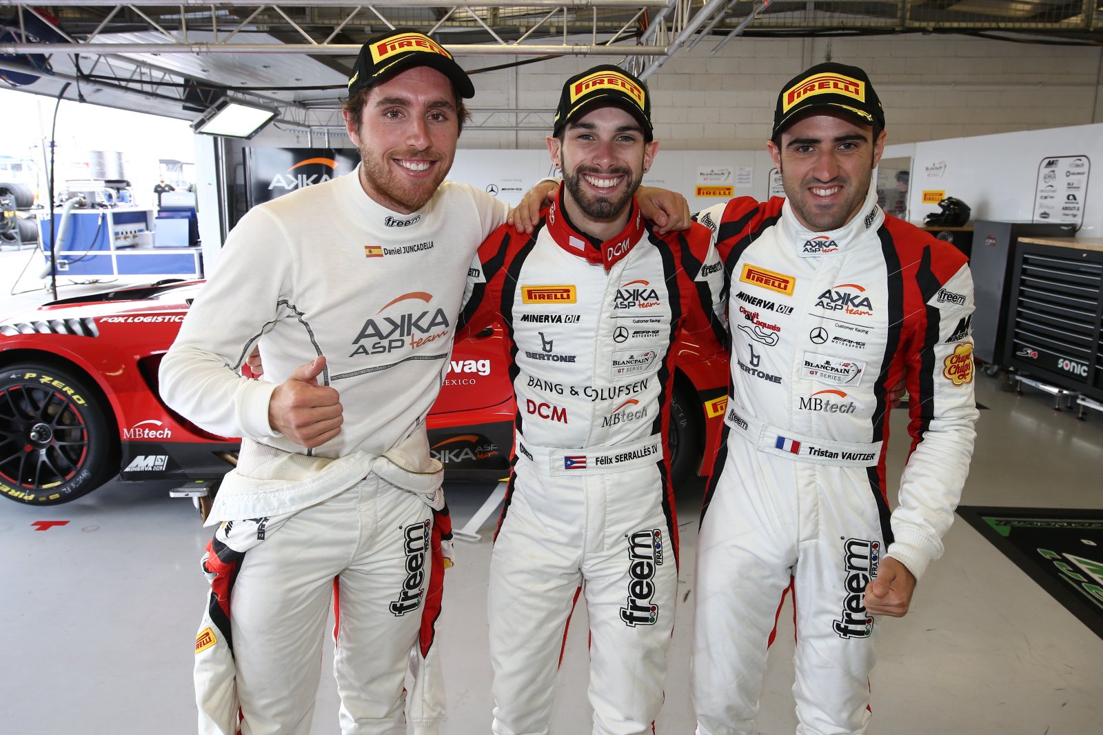 Double pole for AKKA ASP Mercedes-AMG