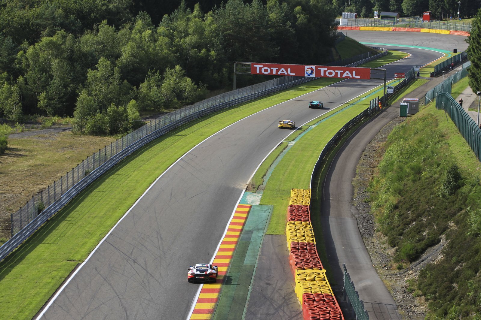 Well over 60 cars on track during Official Test Day for Total 24 Hours of Spa