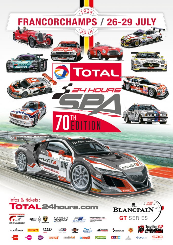 Total 24 Hours of Spa: Een verjaardagskaart als affiche!