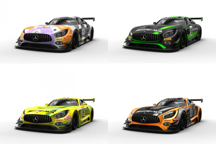 Mercedes-AMG with a record line-up for the Total 24 Hours of Spa