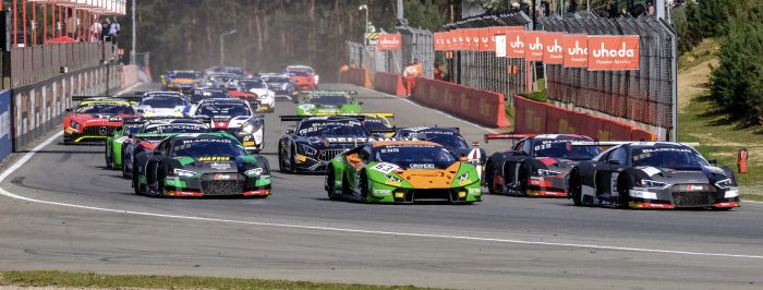 Bortolotti and Engelhart begin title defence in perfect fashion with Zolder victory for Grasser-Lamborghini