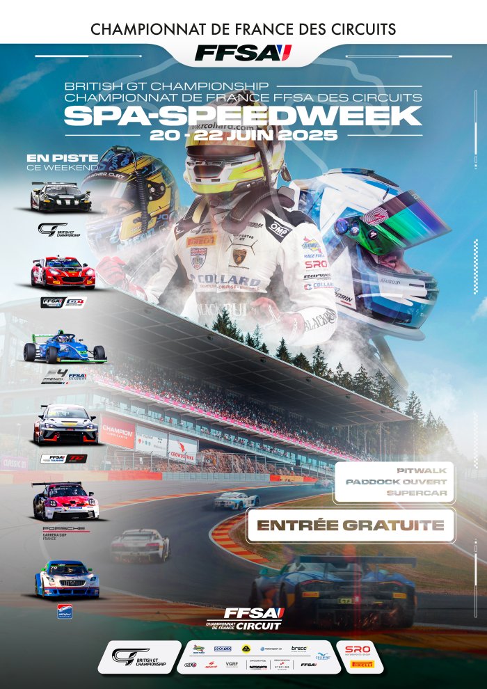 Spa Speedweek: the ideal appetiser before the CrowdStrike 24 Hours of Spa