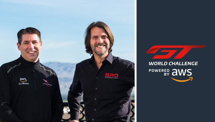 SRO Motorsports Group names Amazon Web Services (AWS) official presenter of GT World Challenge