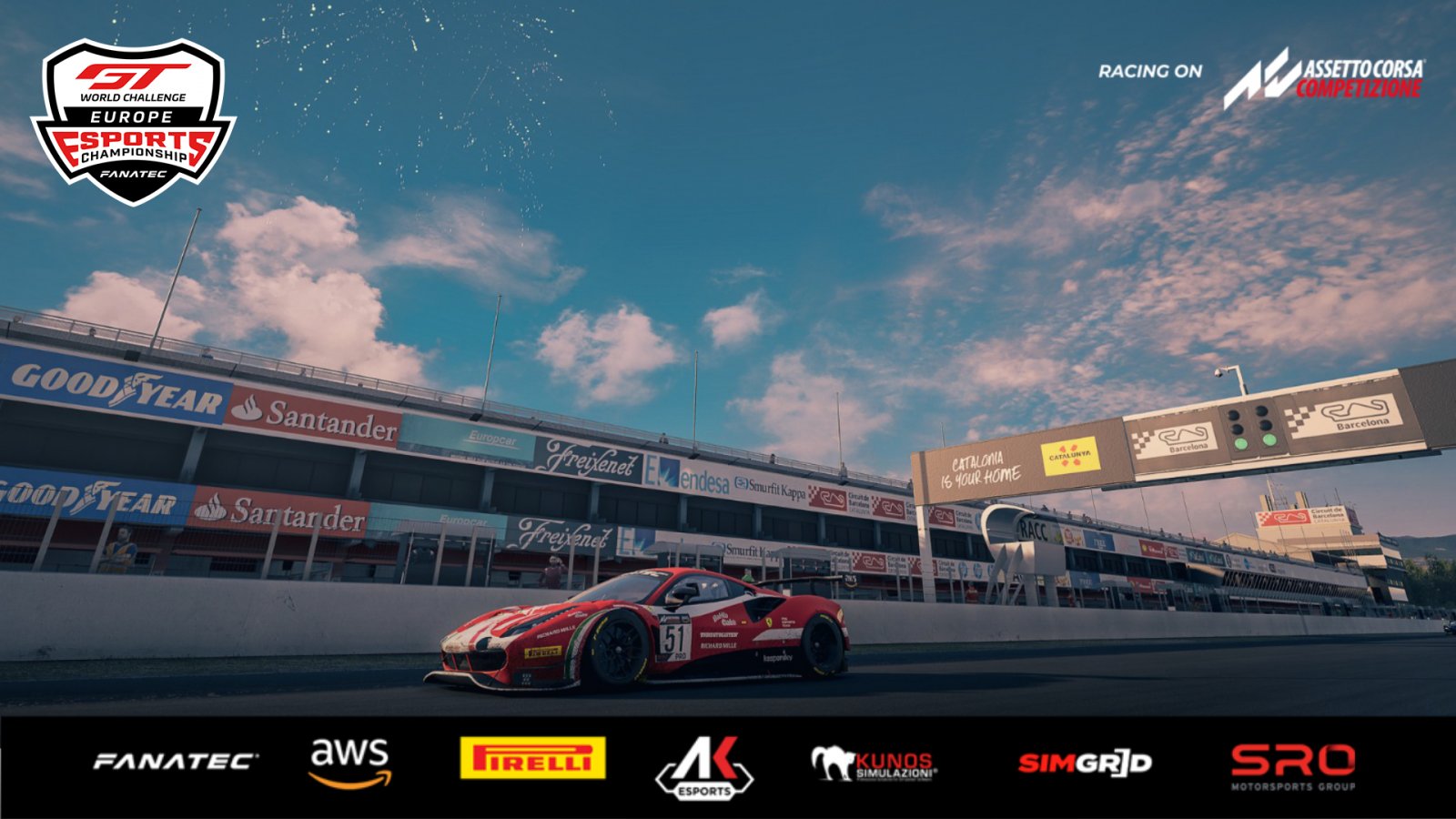 ESPORTS: FDA clinches Endurance Series title as Racing Line Motorsport at Barcelona | Fanatec GT World Challenge Europe Powered by AWS
