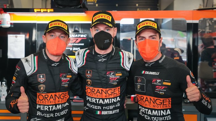 Orange1 FFF Racing bags third overall pole from four races with #63 Lamborghini 