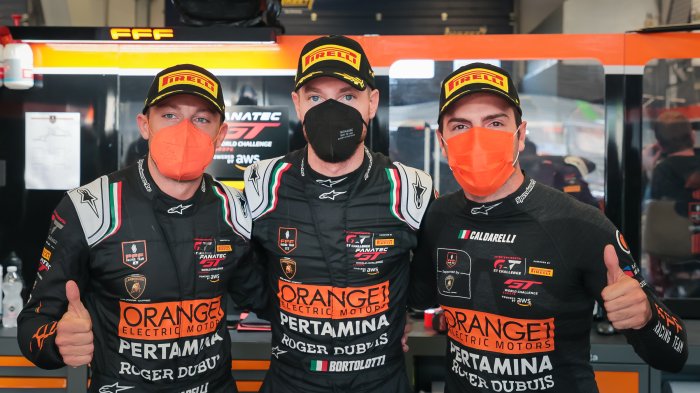 Orange1 FFF Racing bags third overall pole from four races with #63 Lamborghini 