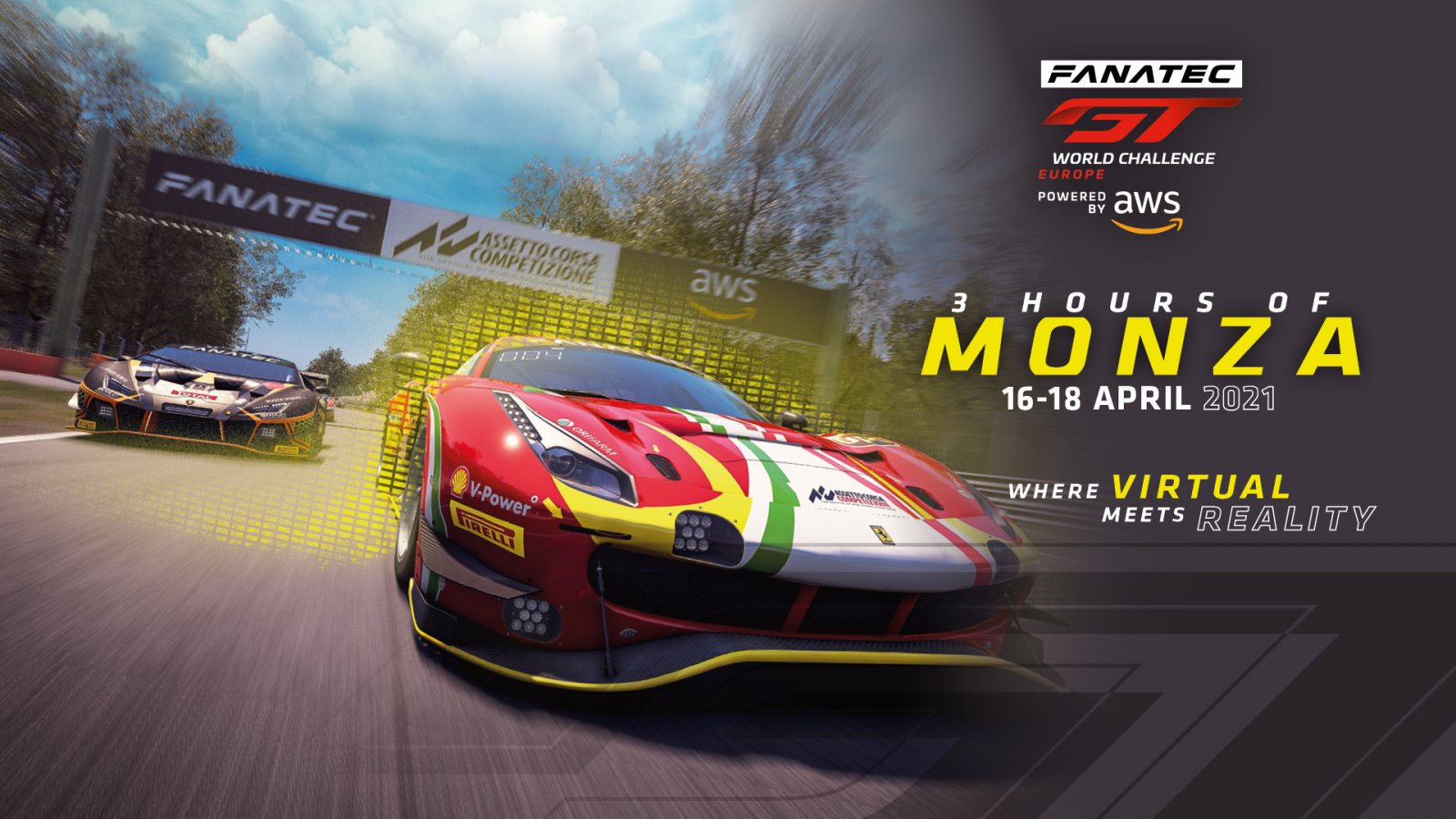 Fanatec GT World Challenge Europe Powered by AWS returns to Monza for 2021 season launch