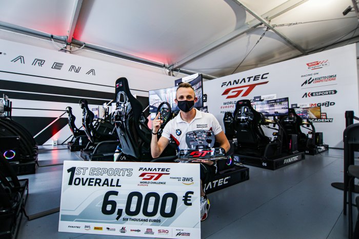 Pittard wins Pro thriller, Crestani takes Silver Cup honours as Fanatec Esports GT Pro Series delivers on action at Spa