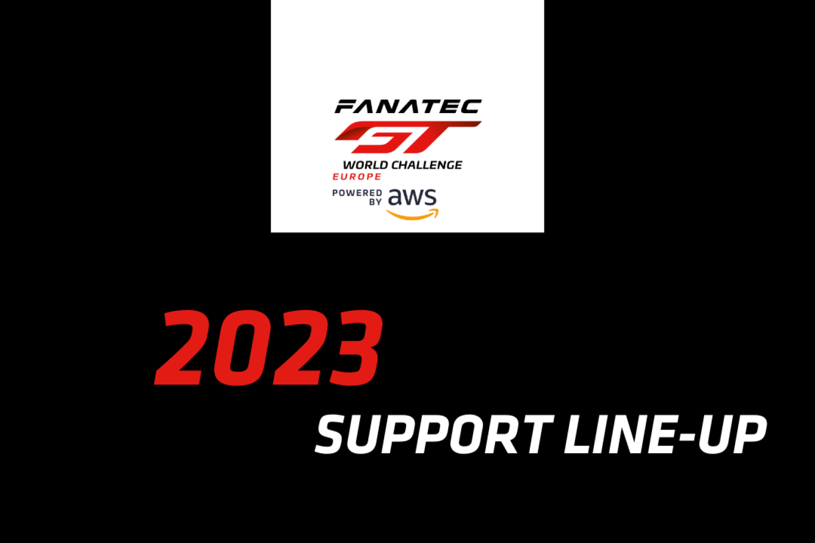 Fanatec GT World Challenge Europe Powered by AWS confirms high-calibre support line-up for 2023