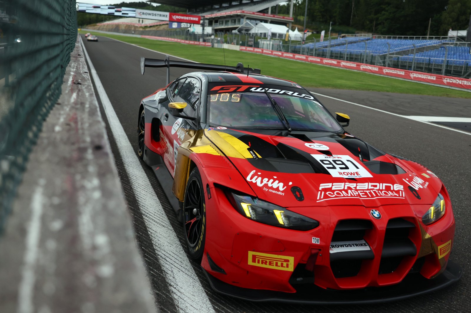 BRONZE TEST: Leung and Paradine Competition set the pace in opening CrowdStrike 24 Hours of Spa action