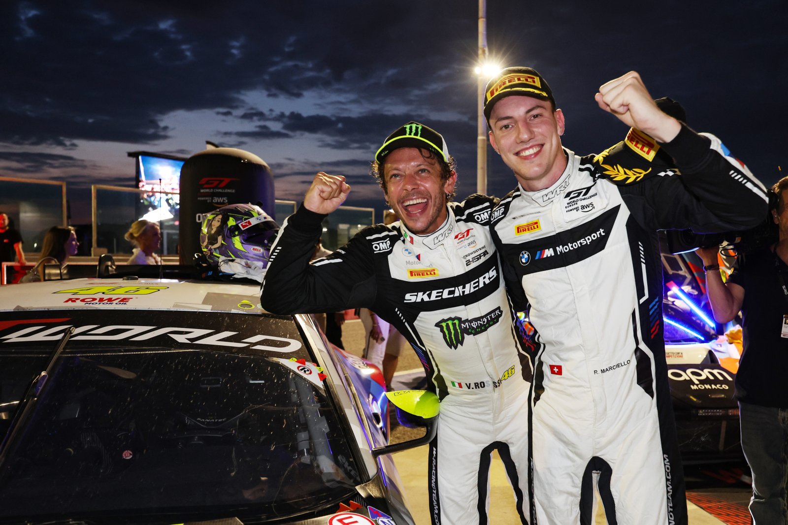 RACE 1: Rossi and Marciello electrify Misano with sensational Sprint Cup victory under the lights