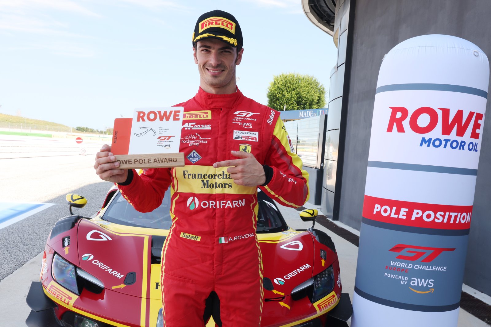 QUALIFYING 1: Rovera leads Ferrari one-two at Misano, Rossi stars at home