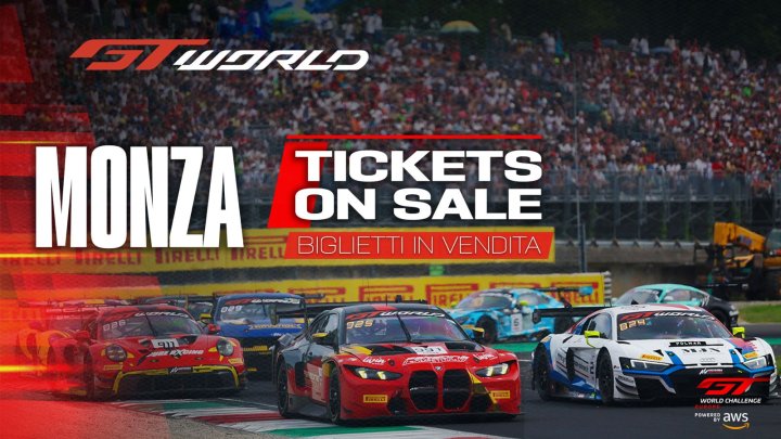 Tickets on sale for 2026 GT World event at Monza