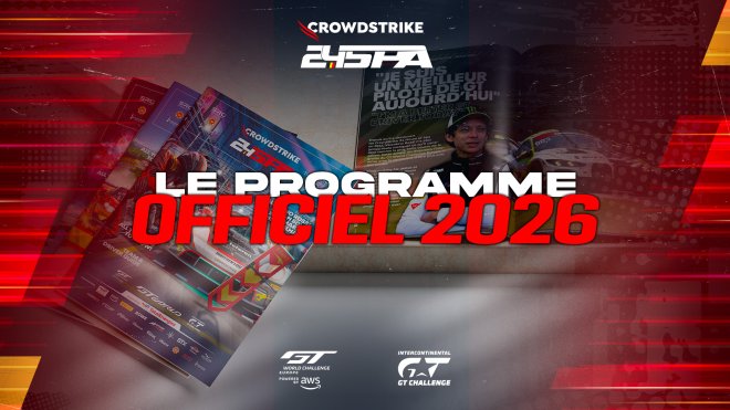 The official programme: 84 pages covering the 2026 CrowdStrike 24 Hours of Spa