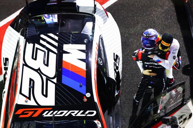 Weerts and Van der Linde charge to commanding victory under the lights at Misano