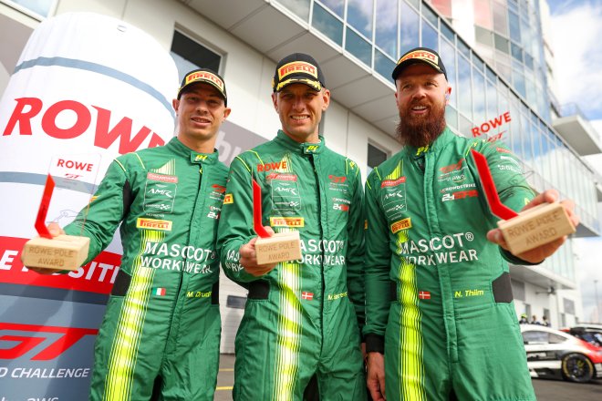 QUALIFYING: Comtoyou Racing takes crucial ROWE Pole Position at the N&uuml;rburgring