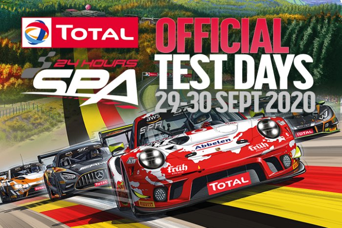 Total 24 Hours of Spa preparations enter final phase with official test days 