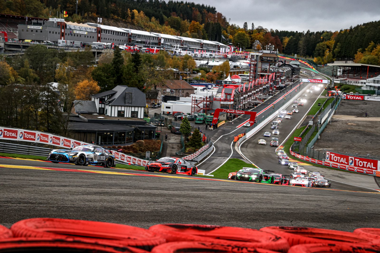 1-Hour Update: Marciello leads Total 24 Hours of Spa for Mercedes-AMG Team AKKA ASP