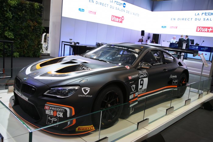 Les Total 24 Hours of Spa et la RTBF exposent la BMW M6 GT3 Boutsen Ginion au Brussels Motor Show