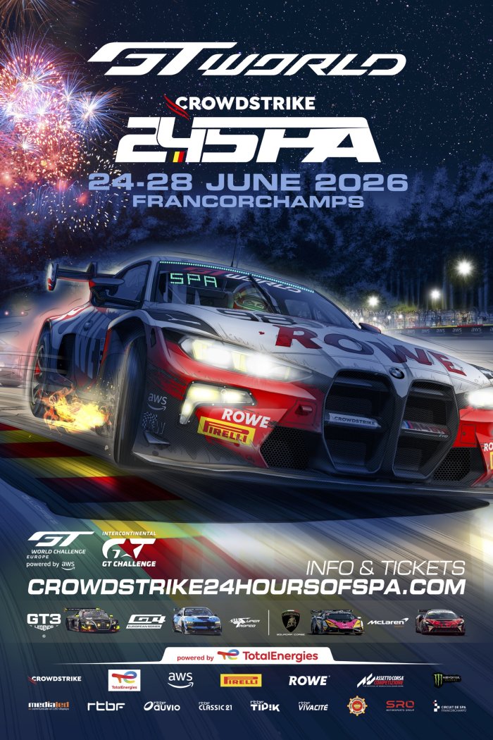 A new saga begins as CrowdStrike 24 Hours of Spa launches first 2026 poster