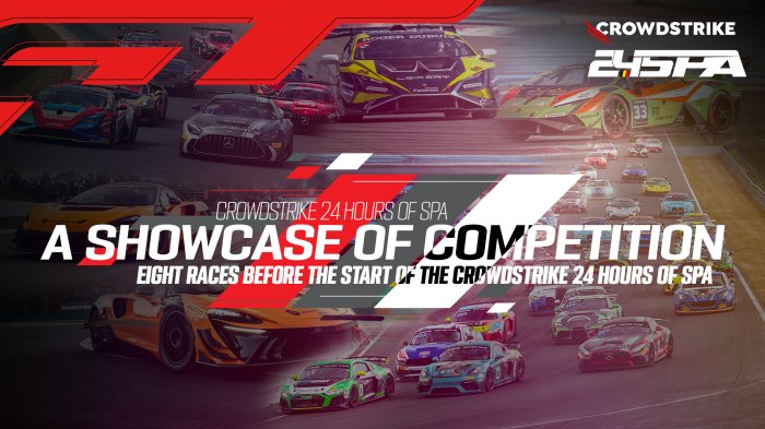Eight races set to wow the crowds ahead of the CrowdStrike 24 Hours of Spa