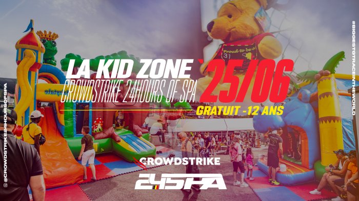 Kids get the VIP treatment at the CrowdStrike 24 Hours of Spa