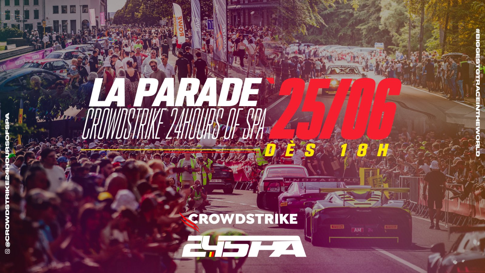 The Parade: a unique shared experience to launch the CrowdStrike 24 Hours of Spa