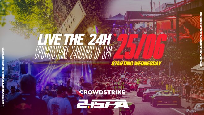 Experience the CrowdStrike 24 Hours of Spa before the race begins