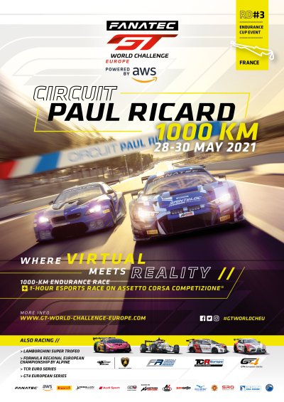 Circuit Paul Ricard 1000Km poster