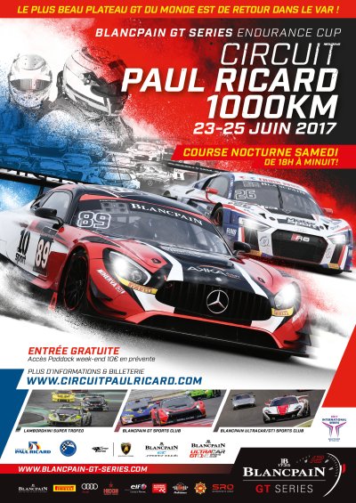 Circuit Paul Ricard 1000kms poster