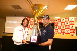 Stephane RATEL Chairman of SRO / Karl Wendlinger Jetalliance Racing team 