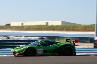 #488 Rinaldi Racing DEU Ferrari 488 GT3 AM Cup Rick Yoon KOR Pierre Ehret DEU Rory Penttinen FIN, Bronze Test
