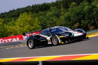#53 AF Corse ITA Ferrari 488 GT3 Pro-Am Cup Niek Hommerson NDL Louis Machiels BEL Andrea Bertolini ITA Marco Cioci ITA, Bronze Test
