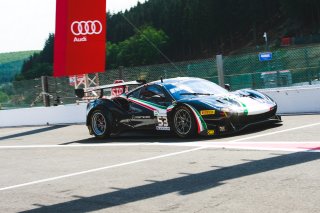 #53 AF Corse ITA Ferrari 488 GT3 Pro-Am Cup Niek Hommerson NDL Louis Machiels BEL Andrea Bertolini ITA Marco Cioci ITA, Pitlane Ambiance
