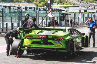 #18 Antonelli Motorsport ITA Lamborghini Huracan GT3 Pro-Am Cup Juan Perez USA Gianluca Giraudi ITA Loris Spinelli ITA Altoè Giacomo ITA, Pitlane Ambiance
