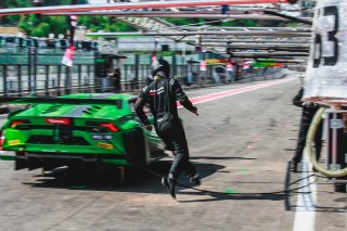 #18 Antonelli Motorsport ITA Lamborghini Huracan GT3 Pro-Am Cup Juan Perez USA Gianluca Giraudi ITA Loris Spinelli ITA Altoè Giacomo ITA, Pitlane Ambiance
