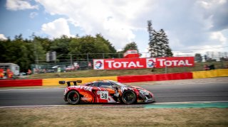 #58 Garage 59 GBR McLaren 650 S GT3 - - - Côme Ledogar FRA Olivier Pla FRA Ben Barnicoat GBR, Free Practice
 | SRO /  Kevin Pecks