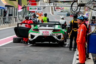 #30 Castrol Honda Racing ITA Acura Honda NSX GT3 Pro-Am Cup Riccardo Patrese ITA Loic Depailler FRA Esteban Guerrieri ARG Bertrand Baguette BEL, Pre-Qualifing
 | SRO / Patrick Hecq Photography