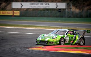 #540 Black Swan Racing USA Porsche 911 GT3 R Pro-Am Cup Tim Pappas USA Jeroen Bleekemolen NDL Marc Lieb DEU Marc Miller USA, qualifying
