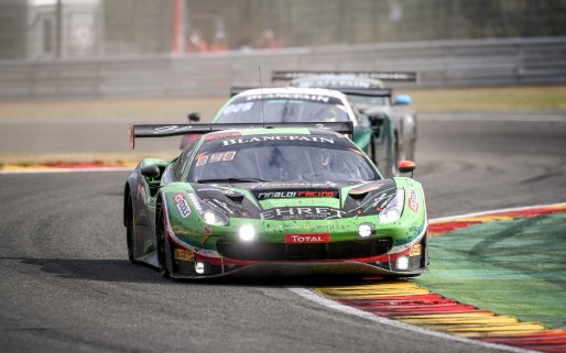 #488 Rinaldi Racing DEU Ferrari 488 GT3 AM Cup Murod Sultanov DEU Rick Yoon KOR Nicholas Boulle USA Pierre Ehret DEU, Race
 | SRO /  Kevin Pecks