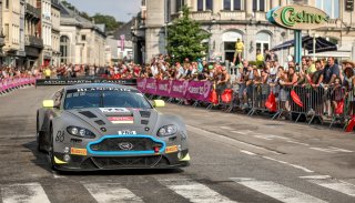 #76 R-Motorsport CHE Aston Martin V12 Vantage - - - Matthieu Vaxivière FRA Jake Dennis GBR Nicki Thiim DNK, Spa City Parade
