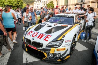 #98 ROWE Racing DEU BMW M6 GT3 - - - Ricky Collard GBR Marco Wittmann DEU Jesse Krohn FIN, Spa City Parade
 | SRO /  Kevin Pecks