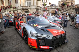 #1 Audi Sport Team WRT BEL Audi R8 LMS - - - Dries Vanthoor BEL Alex Riberas ESP Christopher Mies DEU, Spa City Parade
 | SRO /  Kevin Pecks