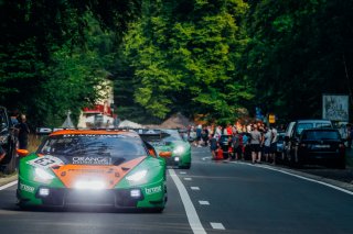 #63 GRT Grasser Racing Team AUT Lamborghini Huracan GT3 - Mirko Bortolotti ITA Christian Engelhart DEU Andrea Caldarelli ITA - -, Parade
 | SRO / Patrick Hecq Photography