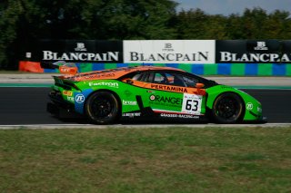 #63 GRT Grasser Racing Team AUT Lamborghini Huracan GT3 - Christian Engelhart DEU Mirko Bortolotti ITA, Free Practice 1
