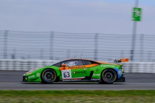 #63 GRT Grasser Racing Team AUT Lamborghini Huracan GT3 - Mirko Bortolotti ITA Christian Engelhart DEU, Free Practice 1
