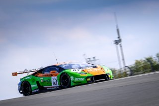 #63 GRT Grasser Racing Team AUT Lamborghini Huracan GT3 - Mirko Bortolotti ITA Christian Engelhart DEU, Free Practice 2

